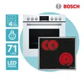 Bosch HND411LW63 Herd-Set Autostart 5 Beheizungsarten Kühlgebläse