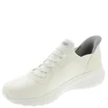 Skechers Herren Hands-Free Slip-In Bobs Squad Chaos Daily Hype Sneaker, Off White Knit, 43 EU