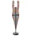 SKLZ D-Man Basketball Defensive Mannequin, Basketball Training, Verstellbare Höhe, Schwarz/Orange, 6.5ft to 8ft / 198cm to 244cm 415, einheitsgröße