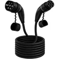 Loady Mode 3 Ladekabel Typ 2 bis Typ 2 - 7.4 kW - 1 Phase 32A-CX-CC-T2-74-3M