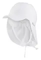 Sterntaler Schirmmütze Nacken - Unisex Baby- und Kinder Mütze mit Nackenschutz und einsteckbaren Ohrenklappen - UV-Schutz 50+ Sommermütze zum Binden - Popeline (Bio) Kopfbedeckung - weiß, Größe 51