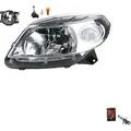 Johns, Scheinwerfer + Osram Night Breaker Laser passend für Dacia Sandero 06/08-Links s 8200733878 8200526418 8200074008 6202E1 00006202E1 6710027...