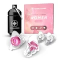 SCHALLWERK ® Women+ Gehörschutz Ohrstöpsel – dämpfen Lärm & erhalten Tonqualität – Gehörschutzstöpsel, Ohrstöpsel Konzert, Ohrenschutz - Earplugs geeignet für Musik, Festival, Arbeit & Lernen