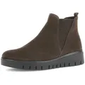 Gabor DAVOS Chelseaboots, Keilboots, Ankleboots in Komfortweite H (sehr weit) braun 38 EU (5 UK)