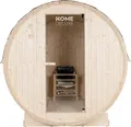 HOME DELUXE Outdoor Fasssauna LAHTI - ideal für 4 Personen aus Fichtenholz