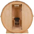Outdoor Fasssauna Lahti Tannenholz Natur L