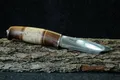 Helle Harding birke/leder/eiche - Größe 10cm