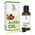 Jojobaöl BIO kaltgepresst 50ml in Glasflasche, Jojoba Öl für Haare, Organic Oil