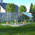 Hühnerhaus Kleintierstall Freilaufgehege Kleintiergehege Voliere 3*6 m