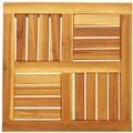 vidaXL Tischplatte 50x50x2 cm Quadratisch Massivholz Akazie 4004253