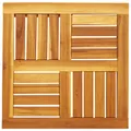 vidaXL Tischplatte 50x50x2 cm Quadratisch Massivholz Akazie, Holz Tischplatte, Ersatztischplatte, Möbelbrett, Holztischplatte, Holzmöbelplatte