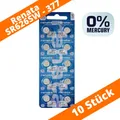 10 x Renata 377 V377 Uhren-Batterie Knopfzelle SR66 SR626 AG4 Silberoxid NEU