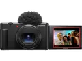 SONY ZV-1 II Kompaktkamera Schwarz, 2.7x opt. Zoom, Xtra Fine Selfie-Touchdisplay, WLAN