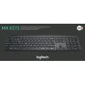 Logitech Tastatur MX Keys, Wireless, Unifying, Bluetooth, schwarz Advanced, Illuminated, DE, Retail