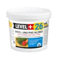 Level Plus 26 Vinylkleber PVC LVT CV Paneele Teppich 6kg Vinyl Fliesen Bodenbeläge Flex Klebstoff Bodenkleber Lösemittelfrei Schnelle Haftung
