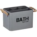 Wenko BOX Gara, Grau, Metall, 30x13x13 cm, Ordnen & Aufbewahren, Aufbewahrungsboxen