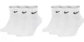 NIKE 6 Paar Everyday Cushioned Crew Socken SX7664-100/L