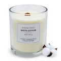XL Duftkerze im Glas 13 cm - White Cotton - Raum Duft Aroma Deko Kerze 18 H