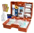 WM-Teamsport Erste-Hilfe-Koffer Sport-Sanitätskoffer PRO S1 - DIN 13157 + Hygiene-Gel, Beatmung
