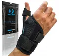 AGILE NOW Daumenbandage Hochwertige Daumenschiene (Ergonomische Daumenstütze für linken & rechten Daumen, Stabilisiert & Entlastet), einstellbare Kompression, Hautfreundlich, Stabilität & Komfort