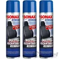 3x 400ml SONAX XTREME POLSTER- ALCANTARAREINIGER TEXTILREINIGER POLSTERPFLEGE