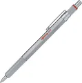 ROTRING Kugelschreiber 600 Silber, M-Schwarz Geschenkbox