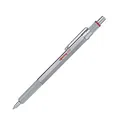 rOtring 600 Kugelschreiber | mittlere Spitze | Schwarze Tinte | silberfarbener Schaft | nachfüllbar