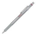 rotring Druckkugelschreiber 600 silber Ballpoint Pen Kuli Schriftfarbe schwarz