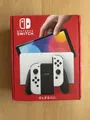 Nintendo Switch OLED Konsole weiß HEG-001 OVP Joy-Con Dock gebraucht Komplett