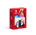 Nintendo Switch OLED Konsole Weiß sehr gut (minimaler Displayriss)