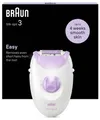 Braun Silk-epil 3-000 Epilierer Weiß/Violett