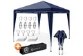 Casaria Pavillon, Pop-Up 300x300 cm Witterungsbeständig UV-Schutz 50+ inkl. Tasche