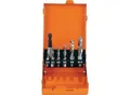 Projahn Kombigewindebohrer Bit-Set, HSS-G, 7-teilig, M3-M10, zylindrischer Schaft, inkl. Bit-Halter