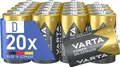 VARTA Batterien D Mono, 20 Stück, Power on Demand, Alkaline, Vorratspack, smart, flexibel, leistungsstark, ideal für Computerzubehör, Smart Home Geräte