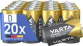 Batterien D Mono 20 Stück Power on Demand Alkaline Vorratspack smart flexibel...