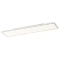 SellTec LED Deckenleuchte LED Deckenlampe Panel Backlight, CCT-Farbtemperaturregelung, Dimmfunktion, 1xLED W 33x LED 21W, Warmweiß bis Kaltweiß, CCT Farbwechsel dimmbar per Fernbedienung weiß 30.00 cm x 120.00 cm x 7.50 cm