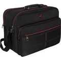 Arbeitstasche Umhängetasche Messenger Flugbegleiter Herrentasche XXL. - Schwarz