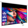 ESMART Professional MIMOTO Tageslicht Motor-Leinwand GRAU [Größenauswahl] 160 x 90 cm (72") 16:9 | Programmierbare Fernbedienung | elektrische Beamer Projektionsleinwand Motor