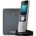 W76P, VoIP-Telefon schwarz/silber, Basisstation mit Mobilteil
