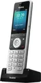 Yealink W76P, IP-Mobiltelefon, Grau, Kabelloses Mobilteil, Tisch/Wand, 20 Zeilen, 1000 Eintragungen