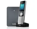 Yealink W76P, IP-Mobiltelefon, Grau, Kabelloses Mobilteil, Tisch/Wand, 20 Zeilen, 1000 Eintragungen
