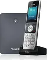 Yealink W76P DECT VoIP-Telefon - Schnurloses System mit Basisstation - 10 SIP-Leitungen - Grau/Silber (W76P)