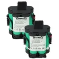 EXTENSILO 2x Akku kompatibel mit Gardena R80, R80Li, R70Li, R75Li Rasenroboter Rasenmäher (2500mAh 18V Li-Ion)