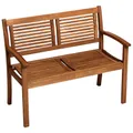 MERXX Gartenbank "Cordoba", Holz, 2-Sitzer, BxHxT: 110 x 90 x 58 cm - braun
