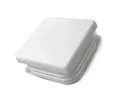 Design61 10x Vierkant Rohrstopfen Lamellenstopfen 40x40 mm mit Lamellen für