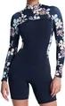 ROXY 2.0 SWELL NATURAL LS CHEST ZIP Shorty 2026 flower - XS