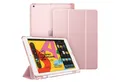 Fintie Tablet-Hülle für iPad 9. Gen 2021/8. Gen 2020/7. Gen 2019 10.2 Zoll mit Stifthalter, ultradünne leichte Case mit transparenter Rückseite & Auto Schlaf/Wach