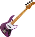 B-WARE Flight Mini JB Bass Purple Shortscale E-Bass Gigbag Tasche Roasted Maple