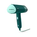 Philips 3000-Serie Tragbarer Dampfglätter - 1000 W, 20 g/min Dampfdruck, Abnehmbarer 120-ml-Wassertank, Metall-Dampfplatte, inkl. Aufbewahrungsbeutel, 660 g leicht, Dunkelgrün (STH3020/70)