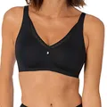Triumph Damen Minimizer-BH True Shape Sensation N01, ohne Bügel, ohne Polsterung, Verstellbare Träger, 90F, Schwarz